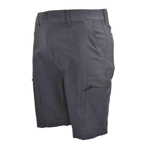 Wearfirst Mens 10 in. Cargo Shorts - Gray - 38W