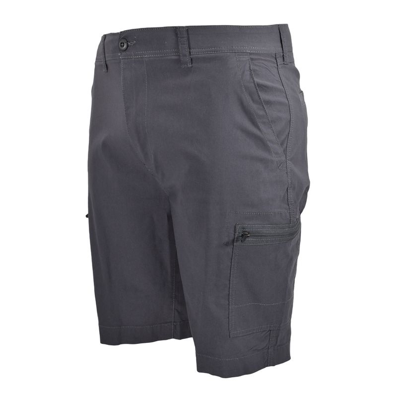 Wearfirst Men's Switchback Stretch Cotton-Nylon Zippered Cargo Short, 1 of 8