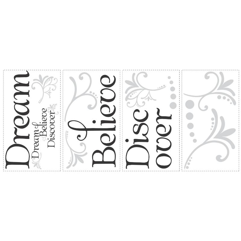 Dream Believe Discover Peel and Stick Wall Decal - RoomMates, 4 of 6
