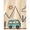 MyKids-USA Boys’ Outing Scene Print T-Shirt In European And American Style For Summer - 3 of 4