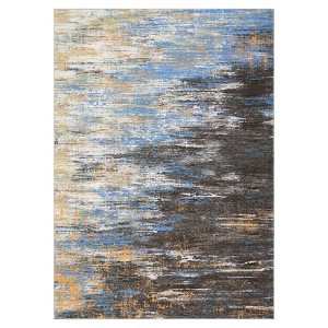 Modern Abstract Living Room Area Rug for Home Decor, Large Soft Non Slip Washable Carpet for Bedroom Dining Room - 1 of 4