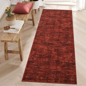 Washable Modern Solid Living Room Rugs, Abstract Indoor Contemporary Floor Carpet for Bedroom Dining Room - 1 of 4