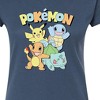 Women's - Pokémon - Kanto Starters Fitted Graphic T-Shirt - 2 of 3