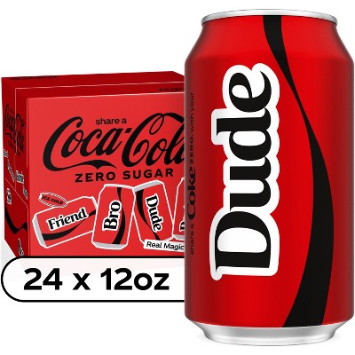Coca-Cola Zero Sugar Soda - 24pk/12 fl oz Cans