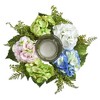 Nearly Natural 5.5-in Hydrangea Artificial Candelabrum - 2 of 2