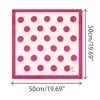 INSPIRE CHIC Women's Polka Dot Square Neckerchief Headband 27.56*27.56 inches(L*W) - 3 of 4