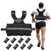 Adjustable Weighted Vest for Women Men,Weighted Walking Vest with Reflective Strips and Mesh Pockets - 2 of 4
