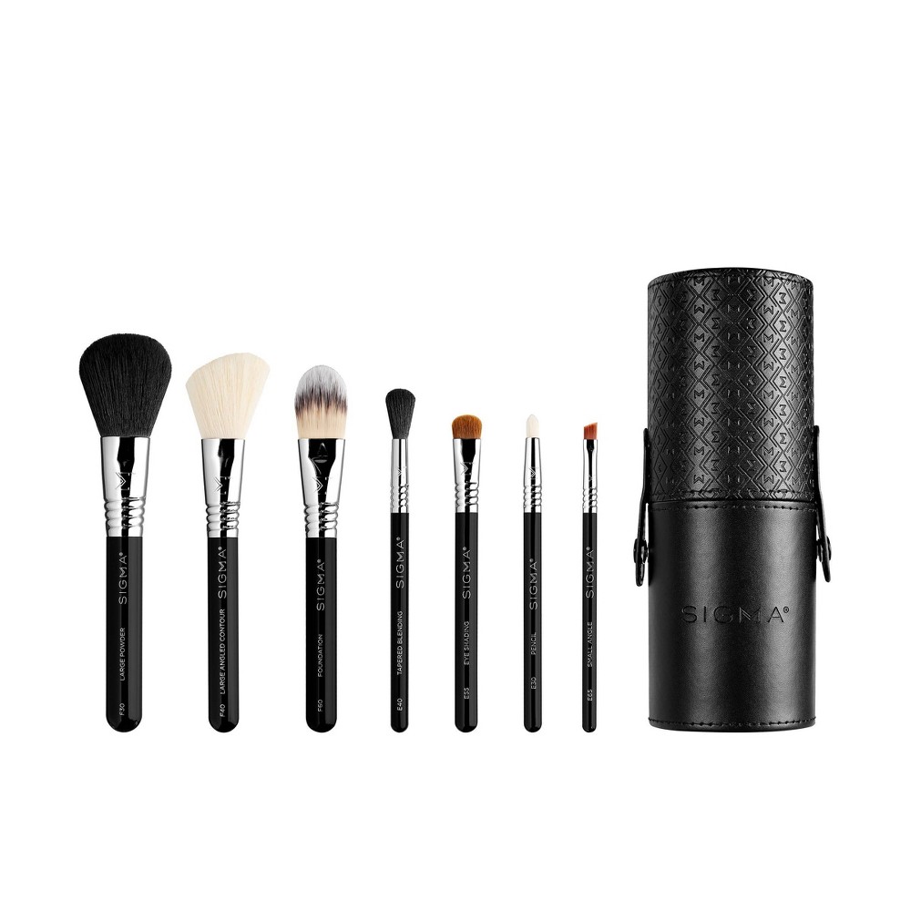 Photos - Makeup Brush / Sponge Sigma Beauty Essential Travel Brush Set - 7pc 