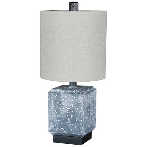 grey and black lamp