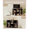 COMHOMA 4/6/8 Wood Cube Storage Shelf, White Wood Bookshelf with Removable Back Panels, Open Back Design for Vertical or Horizontal Placement - 3 of 4