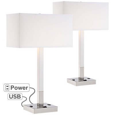target table lamps white
