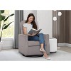 Delta Children Clair Slim Nursery Glider Swivel Rocker Chair - 3 of 4