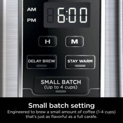 Ninja 12-Cup Silver Glass Carafe Programmable Coffee Maker