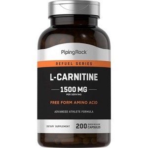 Piping Rock L-Carnitine 1500 mg | 200 Capsules - 1 of 2