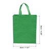 Unique Bargains Reusable Vertical Style Non-Woven Grocery Gift Tote Bag for Travel Storage 10 Pcs - 2 of 4