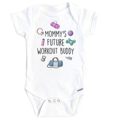 Gym Workout Onesie® Baby Boy Girl Clothes Infant Bodysuit Funny Cute Newborn GS1
