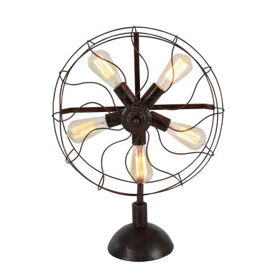 24" Eclectic Iron Radial Fan Light (Includes Light Bulb) - Olivia & May