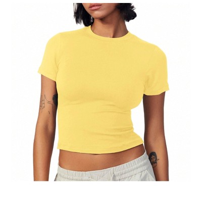 Spruce Fashion Women Slim Short Sleeve Top