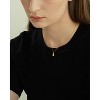 Bearfruit Jewelry Sterling Silver 18k Gold Plated Jacqueline Teardrop Necklace - 2 of 4