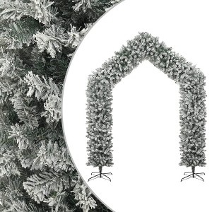 vidaXL Christmas Tree Arch with Flocked Snow 106.3" - 1 of 4
