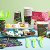 145 Pcs Dinosaur Birthday Party Supplies with Trex Banner, 24 Serves Disposable Tableware Set for Dinosaur Themes Party Kids 2 3 4 5 6 7 8 Years - image 3 of 4