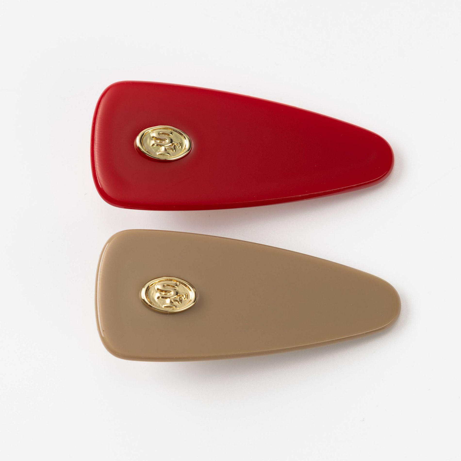 Bijoux Sport by Luv Aj NFL Mini Logo Hair Clip Set - San Francisco 49ers
