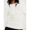 Imily Bela Womens Bell Long Sleeve Knit Tops Lightweight Pullover Sweaters - 2 of 4