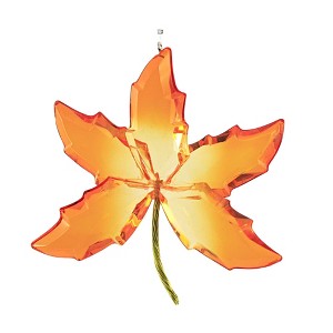 Crystal Expressions 4.0 Inch Autumn Leaf Ornament Fall Maple Tree Ornaments - 1 of 3
