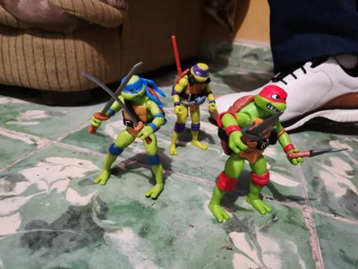  Teenage Mutant Ninja Turtles: Mutant Mayhem 5.5” Michelangelo  Deluxe Ninja Shouts Figure by Playmates Toys : Toys & Games