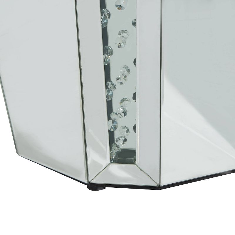 Glam Mirror and Glass Accent Table Silver - Olivia &#38; May, 6 of 9