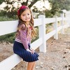 Hope & Henry Girls'  Cotton French Blocked Sweater Dress, Infant - 2 of 4