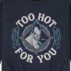 Men's - Disney Villains - Hades Too Hot For You Graphic Fleece Sweatshirt - 2 of 4