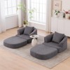 Aukfa 2-in-1 Folding Sofa Bed, Sleeper Couch, Foldable Mattress Futon with Pillow, Chaise Lounge Chair Indoor for Living Room Bedroom - 2 of 4