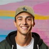 Dalix Giant Lizard Kaiju Embroidered Cotton Dad Hat Baseball Cap Adjustable Glow in the Dark Mens - 2 of 4
