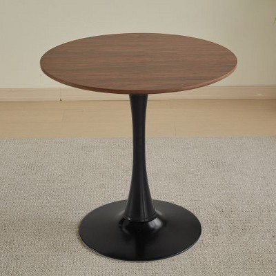 CENGHU Round Dining Table, Modern Kitchen Table 31.5" Tulip Design, Medieval Casual Table Seating 4 People for Dining Room, Kitchen, Living Room