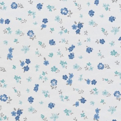 pattern - floral - white/blues