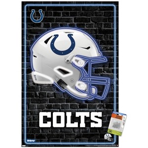 Trends International NFL Indianapolis Colts - Neon Helmet 23 Unframed Wall Poster Prints - 1 of 4