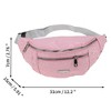 Unique Bargains Bamboo Leaves Pattern Fanny Pack 1 Pc - 3 of 4