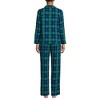 Lands' End Women's Flannel 2 Piece Pajama Set - Long Sleeve Shirt and Pants - 2 of 3