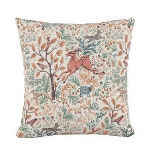 Animal Print Square Throw Pillow Neutral - Cloth & Co.