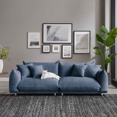 MINIMORE Modern Style 88.9"W Chris 3S Sofa
