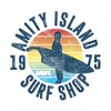 Juniors Womens Jaws Retro Amity Island Surf Shop T-Shirt - 2 of 4