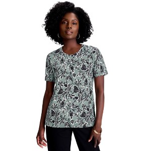 Jessica London Fine Gauge Crewneck Shell - 1 of 2