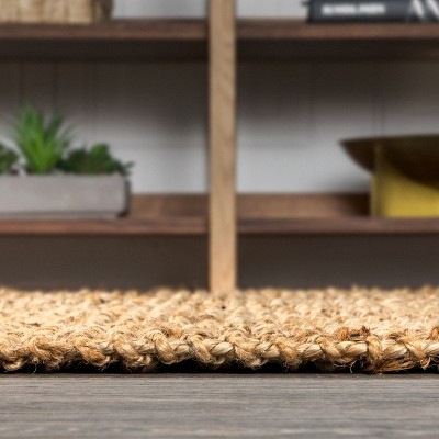 Handmade Natural Jute Braided 8' x 10' Area Rug