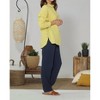 Women's Double Gauze Long Sleeve Shirt - PAPARAZZI L - 4 of 4