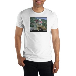 Mens White Ultraman TV Series Graphic Tee Shirt - 1 of 2