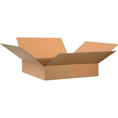 The Packaging Wholesalers 28x28x6 Shipping Boxes 32 ECT Brown 20/Bundle BS282806