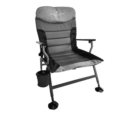 Black Sierra Ultimate Loungr Chair Grey