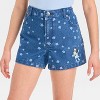 Girls' Bluey Denim Shorts - Blue - 2 of 4