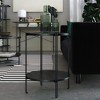 RealRooms Vance Round End Table, Black Oak - 2 of 4